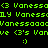 Green text and symbols on black background with white rectangular overlays, displaying repeated name variations and emoticons in a -like arrangement