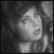 Black-and-white pixelated of four showing a woman's face with text overlays reading YOU, hurt, and me