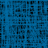Static blue and black pixelated grid pattern with no discernible subjects or text, composed of irregularly shaped dark regions on a solid blue background.