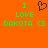 Green pixelated text and a black heart symbol on an orange background, with identical left and right sections.