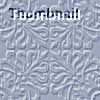 Static image with pixelated text 'Thumbnail' overlaid on a repeating abstract pattern of light gray curved lines against a pale blue background.
