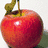 A red apple with a green leaf and stem appears on the left, while text reads "an apple a day keeps the doctor away" above and "if the doctor is cute screw the fruit" below.