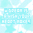 A static digital image with repeating text and star patterns in light blue tones.
