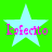 Four identical light blue stars on a bright green background with pink text reading 'kofecto' beneath each star.
