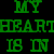 Pixelated green text on black and solid green backgrounds in a contact sheet layout with two frames showing sequential animation changes.