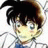 A pixelated anime-style character with brown hair and blue eyes appears on the left side of a contact sheet, while the right side displays text reading "Anime IM" above "COM" in white pixelated font against a black background.