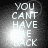 Four- of monochrome text displaying "YOU CAN'T HAVE ME BACK" with varying brightness and pixelation