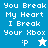 Pixelated text and symbols on blue and white backgrounds with animated star changes.