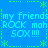 Static blue background with repeated light blue text and green decorative elements arranged in a pattern