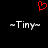 Red pixelated heart symbol above two identical white text strings on black background.