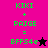 Green text and symbols on pink, purple, black backgrounds with a star icon changing from black to pink.