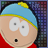 Animated contact sheet of a South Park character's face with changing eye expressions across 20 frames, featuring blue hat, red shirt, and vertical "CARTMAN" text on the right side.