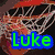 A four- of pixelated images with text overlays: basketball hoop, colorful arrows, red circular symbol, and cartoon character