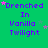 Green background with repeated purple text 'Drenched In Vanilla Twilight' and scattered pink and gray stars.