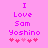 Pixelated text on pink background with two of heart symbols, each showing different heart arrangements