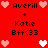 Red background with pixelated text and heart symbols arranged in a pattern, featuring alternating light pink and white hearts