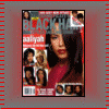 A magazine cover featuring a woman in a red top with multiple smaller images of people below, next to text reading "Check out 12 pics from the August 2000 issue of SBH!" on a red background.