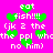 A static image with a bright pink background featuring repeated green heart shapes and white text reading 'eat fish!!! (jk 2 the ppl whthe no him)' in pixelated font.