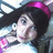 A pixelated image of a person with dark hair and a pink headband on the left, next to bold purple text reading 'YOUR VACUUM WANTS MEEEE' on a bright pink background.