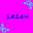 Pixelated cyan square icons and blue text on a bright pink background, with repeated patterns and animation changes.