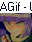 Animated sequence of a character with purple hair and a mask, showing facial expressions and head movements against a dark background.