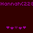 Purple pixelated text and heart symbols on a dark red background with animated heart changes.