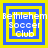 Four identical pixelated squares with blue and yellow borders display "Bethlehem Soccer Club" text in white, arranged in a