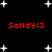Black background with white star shapes and red text reading 'SoNdy<3' in four positions, arranged in two of two