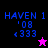 Four display identical text with a single star icon changing color and shape across backgrounds