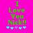 Green pixelated text on bright pink background reads "I Love You Nick!!" with five small star icons below.