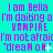 Pixelated cyan background with repeated pink text and symbols in a pattern