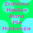 Pixelated text list on green background with light blue circles, displaying names in pink font.