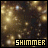 Animated icon with shimmering golden particles against a dark background, labeled 'SHIMMER' in bold yellow text on a black bar.