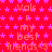 Red background with pink star pattern and repeated orange text reading "vals I my best friends<3" in a