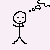 Pixel art animation of stick figures with thought bubbles, transitioning to brain explosion visuals and text about mental states.