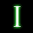 Animated contact sheet of a buddy icon featuring four distinct symbols above rows of green glowing text reading "Attitude" on black background with gray transparency area.