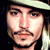 Animated contact sheet of three frames showing a person with long hair and mustache wearing different hats in pixelated style.