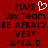 Red background with black pixelated text and a white heart symbol above the leftmost 'ELMS' text.