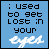 Blue background with white text reading 'i used to get lost in your eyes' and small white stars, showing animation changes across frames.
