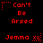 Red pixelated text and symbols on black background, with animated star and 'xx' effects changing across frames.