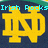 Pixelated icon with large yellow 'ND' monogram and cyan text reading 'Irish Rocks' on dark blue background.