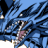 A 48x48 pixel buddy icon featuring a blue dragon-like creature on the left and green text reading "Original Icons .com" on the right, displayed as a static contact sheet with two frames.