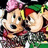 Pixelated image of two cartoon characters with text elements in red pixel font on a light background.