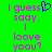 Green background with pink text reading 'I guess I say. I love you?' and a blue pixelated heart symbol.