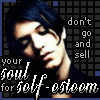 nine identical showing a person with dark hair against a pixelated background with text overlays