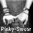 A grayscale animated sequence showing a person's hands and forearms in repeated motion, with text "Pinky-Swear" below each frame.