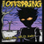 A 50x50 pixel animated buddy icon featuring a cartoon character with glowing eyes and the word "OFFSPRING" in yellow text above, alongside a separate skull emblem with flame-like hair inside an orange oval border.