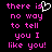 Pixelated text in bright pink on black background with a white heart symbol replacing the 'o' in 'no' in the left