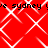 Red background with white diamond lattice pattern and repeated black text reading 've sydney ve sydney' across two horizontal bands.