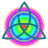 A static image with a of six showing various symbols, text, and faces